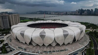 Harmanpreet Singh and Lovlina Borgohain will be India's flag bearer at the opening ceremony which is scheduled to be held at the Hangzhou Olympic Sports Center Stadium. (AFP) Harmanpreet Singh and Lovlina Borgohain will be India's flag bearer at the opening ceremony which is scheduled to be held at the Hangzhou Olympic Sports Center Stadium. (AFP)