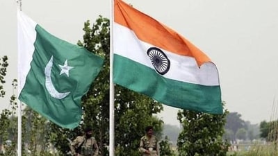 India and Pakistan flags (Reuters Photo) India and Pakistan flags (Reuters Photo)