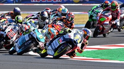 Picture from MotoGP event held in Italy (REUTERS)