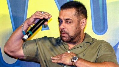 Salman Khan at the trailer launch of the Punjabi film Maujaan Hi Maujaan in Mumbai on Thursday. (PTI) Salman Khan at the trailer launch of the Punjabi film Maujaan Hi Maujaan in Mumbai on Thursday. (PTI)