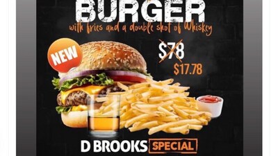 “This meal just cost me $78 at Newark Airport. This is why Americans think the economy is terrible,” captioned David Brooks “This meal just cost me $78 at Newark Airport. This is why Americans think the economy is terrible,” captioned David Brooks