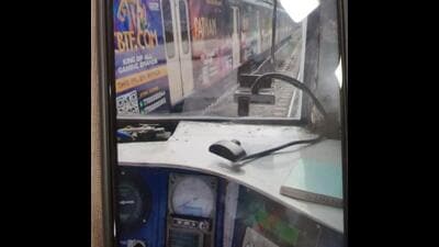 Senior officials in CR said during inspections they found that motormen used to even munch food while manoeuvring the train and that there have been cases of signal passing at danger (SPAD) where trains breach the red signal as well. (HT PHOTO) Senior officials in CR said during inspections they found that motormen used to even munch food while manoeuvring the train and that there have been cases of signal passing at danger (SPAD) where trains breach the red signal as well. (HT PHOTO)