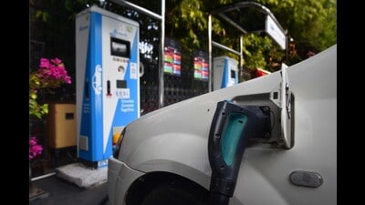 The Chandigarh administration had rolled out its EV Policy in September 2022, applicable for five years, during which it plans to gradually stop registering fuel-run vehicles to dissuade people from buying vehicles that cause pollution. (HT Photo) The Chandigarh administration had rolled out its EV Policy in September 2022, applicable for five years, during which it plans to gradually stop registering fuel-run vehicles to dissuade people from buying vehicles that cause pollution. (HT Photo)