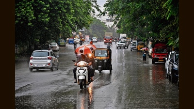 The rainfall activity has increased over the last 24 hours in many parts of the state, including Pune. The city experienced widespread light rainfall Friday evening. (HT PHOTO) The rainfall activity has increased over the last 24 hours in many parts of the state, including Pune. The city experienced widespread light rainfall Friday evening. (HT PHOTO)