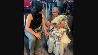 The image shows entrepreneur Jayanti Bhattacharya with philanthropist Sudha Murty. (LinkedIn/@Jayanti Bhattacharya) The image shows entrepreneur Jayanti Bhattacharya with philanthropist Sudha Murty. (LinkedIn/@Jayanti Bhattacharya)