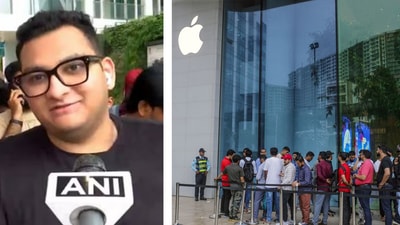 Apple enthusiasts brave long queues to grab iPhone 15 on first day of sale. Apple enthusiasts brave long queues to grab iPhone 15 on first day of sale.