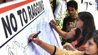 In the ragging incident at IIT-Mandi, three office-bearers of the institute’s student body were among the 10 students who were suspended from academics and hostel till December 2023. (File) (Hindustan Times) In the ragging incident at IIT-Mandi, three office-bearers of the institute’s student body were among the 10 students who were suspended from academics and hostel till December 2023. (File) (Hindustan Times)