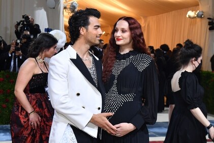 Joe Jonas and Sophie Turner arrive for the 2022 Met Gala at the Metropolitan Museum of Art. (File Photo/ AFP)