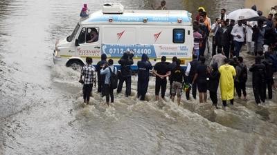 The National Disaster Response (NDRF) and State Disaster Response Force (SDRF) are rescuing people from flooded homes and streets. Two Army units are reaching the Ambazari area said Maharashtra Deputy Chief Minister Devendra Fadnavi on Saturday. (ANI) The National Disaster Response (NDRF) and State Disaster Response Force (SDRF) are rescuing people from flooded homes and streets. Two Army units are reaching the Ambazari area said Maharashtra Deputy Chief Minister Devendra Fadnavi on Saturday. (ANI)