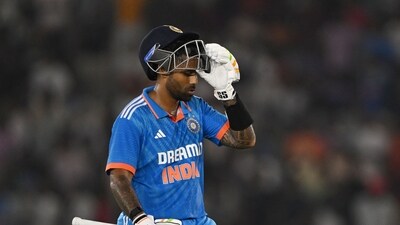 India's Suryakumar Yadav walks back to the pavilion after his dismissal during the first ODI vs Australia (AFP) India's Suryakumar Yadav walks back to the pavilion after his dismissal during the first ODI vs Australia (AFP)