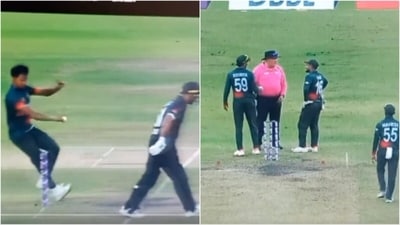 Ish Sodhi is ran out at the non-striker's end (L); Litton Das calls Sodhi back (Twitter) Ish Sodhi is ran out at the non-striker's end (L); Litton Das calls Sodhi back (Twitter)