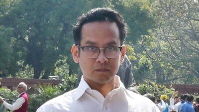 Congress MP Gaurav Gogoi had accused that Riniki’s company had received a ₹10 crore subsidy from the central government (Sonu Mehta/HT) Congress MP Gaurav Gogoi had accused that Riniki’s company had received a ₹10 crore subsidy from the central government (Sonu Mehta/HT)
