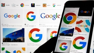 The change means iPhone users can more easily switch between Google and a different search engine with a single tap. (AP) The change means iPhone users can more easily switch between Google and a different search engine with a single tap. (AP)