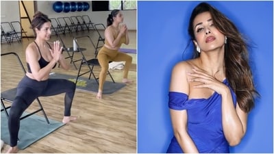 Malaika Arora hits the gym with Akansha Ranjan Kapoor in her latest intense workout video. (Instagram) Malaika Arora hits the gym with Akansha Ranjan Kapoor in her latest intense workout video. (Instagram)