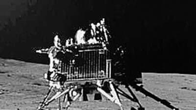 On August 31, Indian Space Research Organisation (ISRO) released an image of Chandrayaan-3 Vikram Lander clicked around 11 am IST from about 15 m through a Pragyan rover's navigation camera, hours after the release of its first image, which shows the lander resting on the moon's surface on Wednesday. (ISRO Twitter) On August 31, Indian Space Research Organisation (ISRO) released an image of Chandrayaan-3 Vikram Lander clicked around 11 am IST from about 15 m through a Pragyan rover's navigation camera, hours after the release of its first image, which shows the lander resting on the moon's surface on Wednesday. (ISRO Twitter)