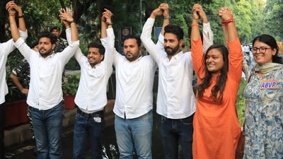 ABVP Wins 3 Central Panel Posts in DUSU Elections; NSUI Wins 1 (PTI)