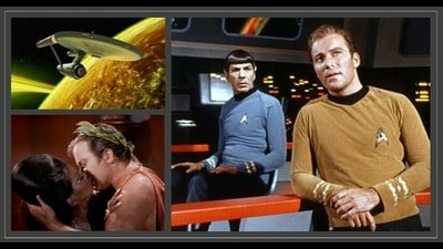 There was a sense of people being the best they could be, on board the USS Enterprise. As Captain Kirk (William Shatner), Spock (Leonard Nimoy) and the others travelled through space, there were a number of firsts on board too, including the interracial kiss between Kirk and communications officer Uhura (Nichelle Nichols) in 1968. There was a sense of people being the best they could be, on board the USS Enterprise. As Captain Kirk (William Shatner), Spock (Leonard Nimoy) and the others travelled through space, there were a number of firsts on board too, including the interracial kiss between Kirk and communications officer Uhura (Nichelle Nichols) in 1968.
