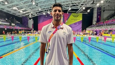 Advait Page during the 2022 Commonwealth Games (Instagram) Advait Page during the 2022 Commonwealth Games (Instagram)