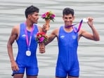 Rowing duo Arjun Jat Lal and Arvind Singh clinched India's second silver medal in the 19th Asian Games 2023 in Hangzhou on Sunday.