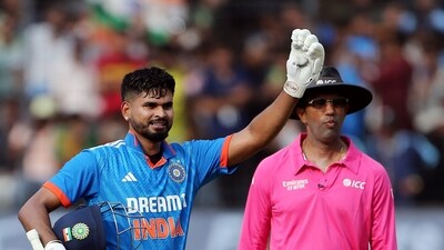 All of India's batters save for one had strike rates of over 100. Shreyas Iyer finally managed to spend considerable time in the middle and scored&nbsp; (ANI)