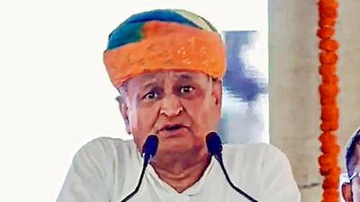 Rajasthan chief minister Ashok Gehlot to lead Congress’s nine-day long march from September 27. (PTI) Rajasthan chief minister Ashok Gehlot to lead Congress’s nine-day long march from September 27. (PTI)