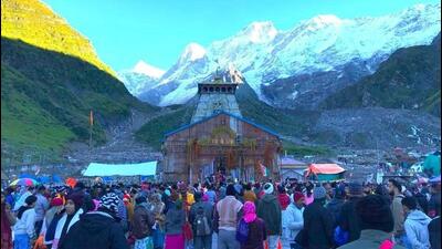 The Char Dham pilgrim influx has crossed the 4.19 million mark this year. (HT Photo) The Char Dham pilgrim influx has crossed the 4.19 million mark this year. (HT Photo)