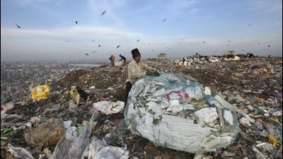 The National Green Tribunal (NGT) in 2019 ordered that the Capital’s legacy waste dumps be cleared within a year. (HT PHOTO) The National Green Tribunal (NGT) in 2019 ordered that the Capital’s legacy waste dumps be cleared within a year. (HT PHOTO)