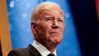 U.S. President Joe Biden attends the Congressional Black Caucus Foundation Phoenix Awards Dinner at the Walter E. Washington Convention Center in Washington, U.S., September 23. (REUTERS)