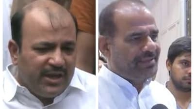 Danish Ali (left) asked where is the video proof of what Nishikant Dubey wrote in his letter to the Lok Sabha Speaker. Danish Ali (left) asked where is the video proof of what Nishikant Dubey wrote in his letter to the Lok Sabha Speaker.