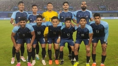 Indian men's football team held Myanmar to a 1-1 draw (Twitter) Indian men's football team held Myanmar to a 1-1 draw (Twitter)