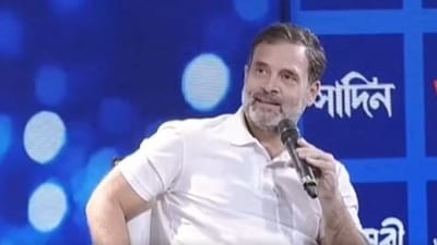 Rahul Gandhi at a media conclave on September 24.