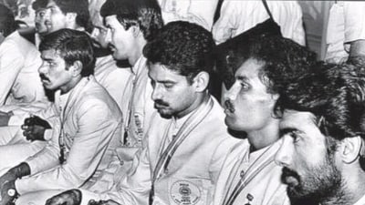 Some members of the 1986 Asiad medal-winning Indian team. (HT Archive) Some members of the 1986 Asiad medal-winning Indian team. (HT Archive)