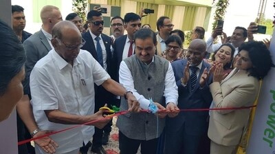 Sharad Pawar and Gautam Adani together inaugurated a factory in Gujarat on Saturday. Sharad Pawar and Gautam Adani together inaugurated a factory in Gujarat on Saturday.