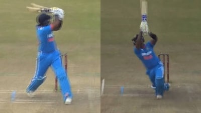 Suryakumar Yadav smashed 4 sixes in a row during India vs Australia 2nd ODI Suryakumar Yadav smashed 4 sixes in a row during India vs Australia 2nd ODI
