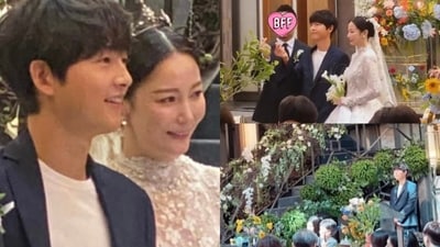 Song Joong Ki attends Ahn Hye Kyung’s wedding in Seoul, South Korea. Song Joong Ki attends Ahn Hye Kyung’s wedding in Seoul, South Korea.