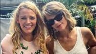 American Pop Star Taylor Swift was spotted out and about in NYC on a voguish dinner date with her long-time best friend Blake Lively. American Pop Star Taylor Swift was spotted out and about in NYC on a voguish dinner date with her long-time best friend Blake Lively.