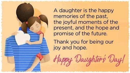 Happy Daughters' Day: Daughters are truly special Happy Daughters' Day: Daughters are truly special