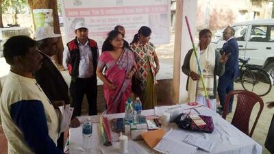 A medical camp for mass distribution of anti-filarial drugs. (HT archive) A medical camp for mass distribution of anti-filarial drugs. (HT archive)