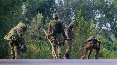 A terror module busted in Jammua and Kashmir’s Kulgam. (HT File)