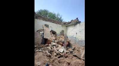 Bathinda senior superintendent of police Gulneet Khurana said the mishap happened due to rain. (HT photo)