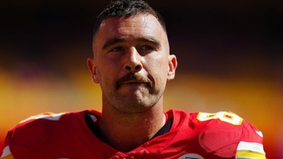 Travis Kelce #87 of the Kansas City Chiefs (Photo by Jason Hanna / GETTY IMAGES NORTH AMERICA / Getty Images via AFP) (Getty Images via AFP) Travis Kelce #87 of the Kansas City Chiefs (Photo by Jason Hanna / GETTY IMAGES NORTH AMERICA / Getty Images via AFP) (Getty Images via AFP)