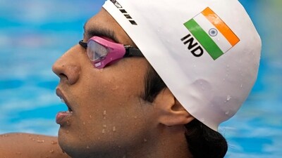 Srihari Nataraj of India (AP)