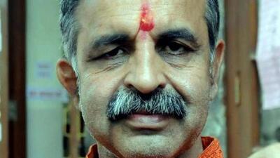 Milind Ekbote, president of the Samasta Hindu Aghadi. (HT FILE PHOTO) Milind Ekbote, president of the Samasta Hindu Aghadi. (HT FILE PHOTO)