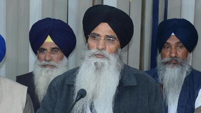 SGPC president Harjinder Singh Dhami SGPC president Harjinder Singh Dhami