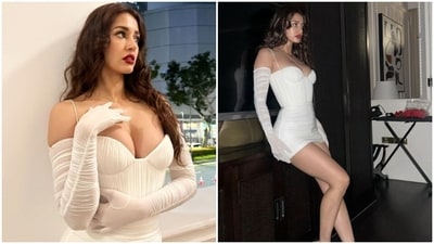Disha Patani's white corset dress is stuff that dreams are made of (Instagram/@dishapatani) Disha Patani's white corset dress is stuff that dreams are made of (Instagram/@dishapatani)