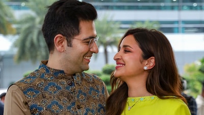 Parineeti Chopra and AAP MP Raghav Chadha will be holding a wedding reception in Delhi. (PTI Photo) (PTI) Parineeti Chopra and AAP MP Raghav Chadha will be holding a wedding reception in Delhi. (PTI Photo) (PTI)
