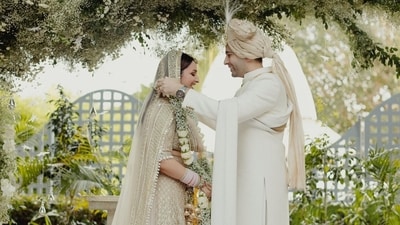 Priyanka Chopra and Raghav Chadha tied the knot in Udaipur on Sunday. Priyanka Chopra and Raghav Chadha tied the knot in Udaipur on Sunday.