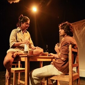 The slipperiness and complexity of language gets a rigorous workout in this Marathi language play Ghanta Ghanta Ghanta Ghanta Ghanta directed by Mohit Takalkar. The slipperiness and complexity of language gets a rigorous workout in this Marathi language play Ghanta Ghanta Ghanta Ghanta Ghanta directed by Mohit Takalkar.