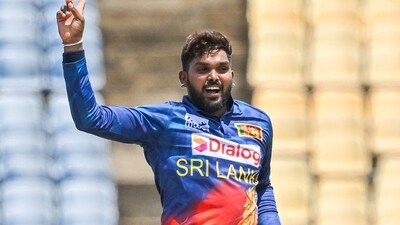 Sri Lanka's Wanindu Hasaranga (AFP)