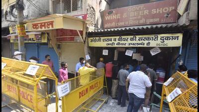Currently, Delhi does not have any private-run retail liquor stores. (HT PHOTO) Currently, Delhi does not have any private-run retail liquor stores. (HT PHOTO)
